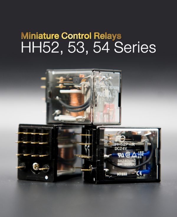 Miniature Control Relays:HH52,53,54 series