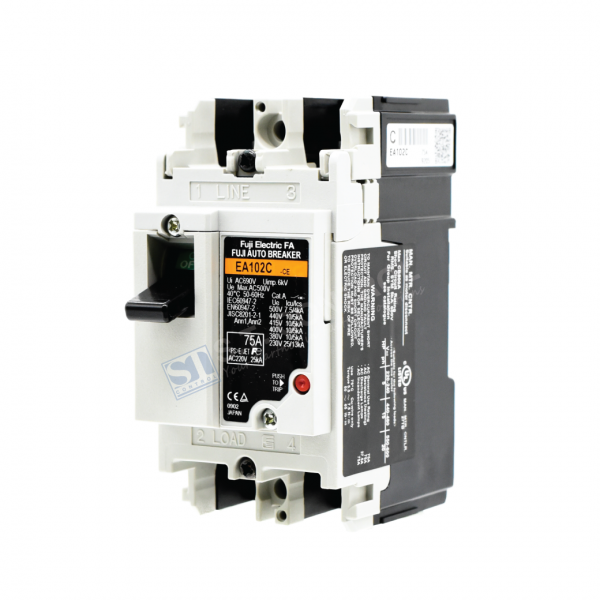 Molded Case Circuit Breakers : EA102C-CE-2P 075