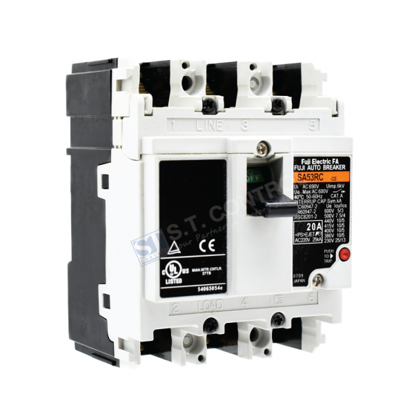 Molded Case Circuit Breakers : SA53RC-CE-3P 020