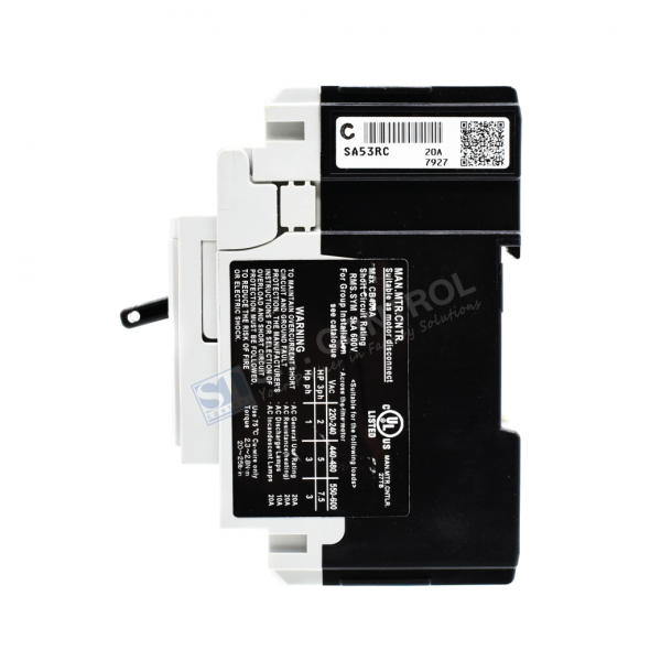 Molded Case Circuit Breakers : SA53RC-CE-3P 020