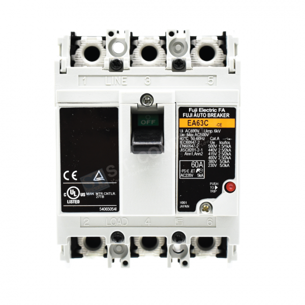 Molded Case Circuit Breakers : EA63C-CE-3P 060